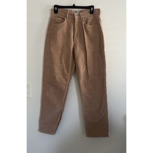 Everlane Women's Corduroy High Waist Straight Leg Pants SoftClassyLight Tan Sz29
